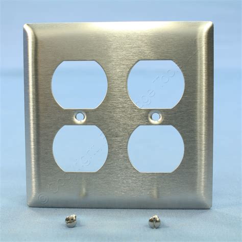 stainless steel outlet receptacle